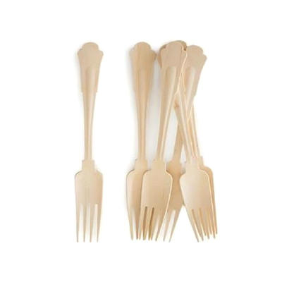 Biodegradable Wooden Disposable Cutlery, Eco Friendly Flatware