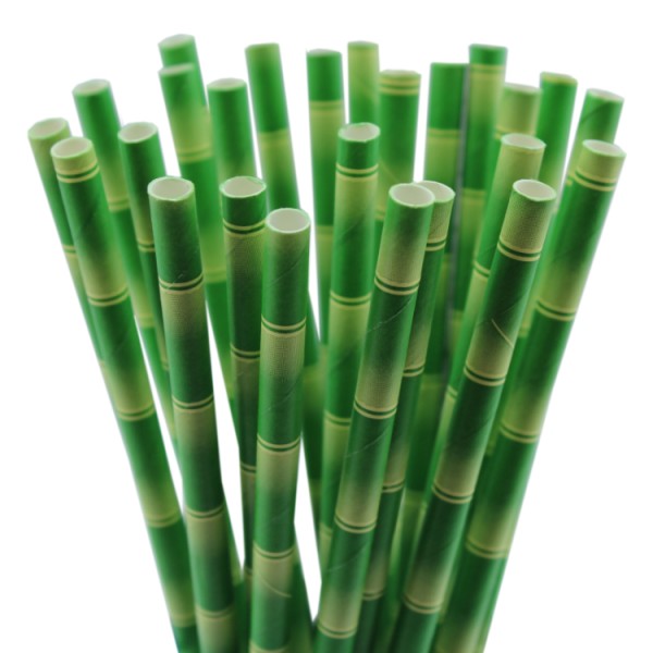 20cm disposable good quality paper straws for drinking